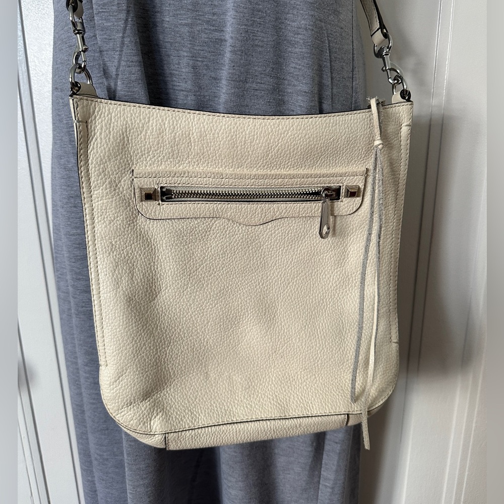 Rebecca Minkoff Cream Leather Shoulder/ Crossbody Bag